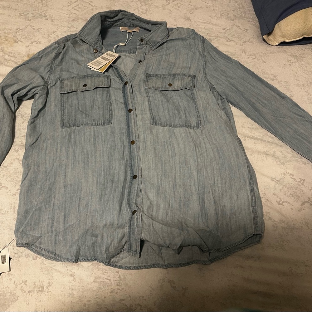Michael Kors Denim Shirt in Heritage Wash